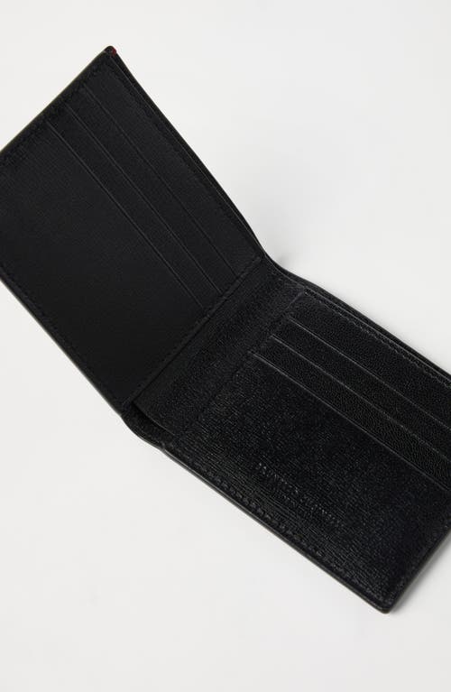 Brunello Cucinelli Capretta Wallet In Black