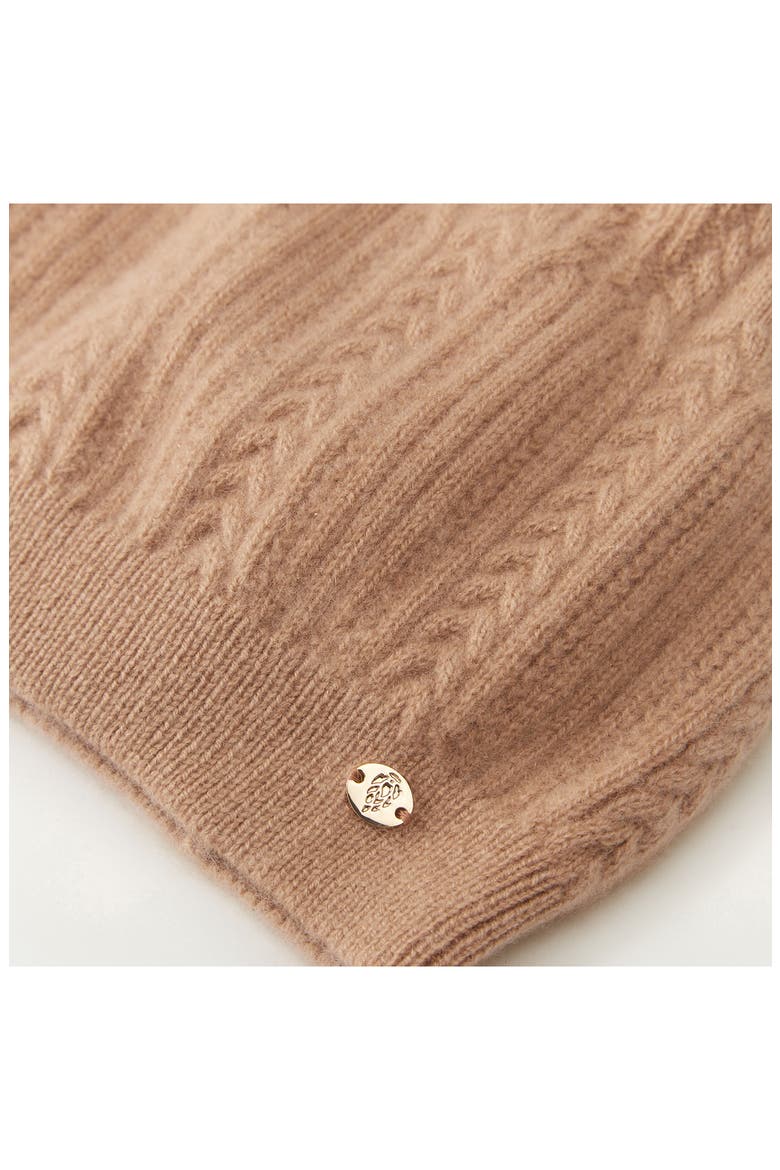 Selby Cashmere Beanie, Alternate, color, BRULEE