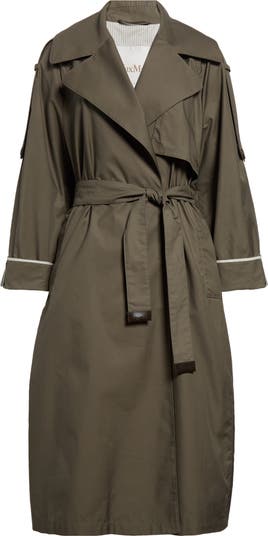 Max Mara Utrench Oversize Water Repellent Twill Trench Coat Max Mara Utrench Oversize Water Repellent Twill Trench Coat
