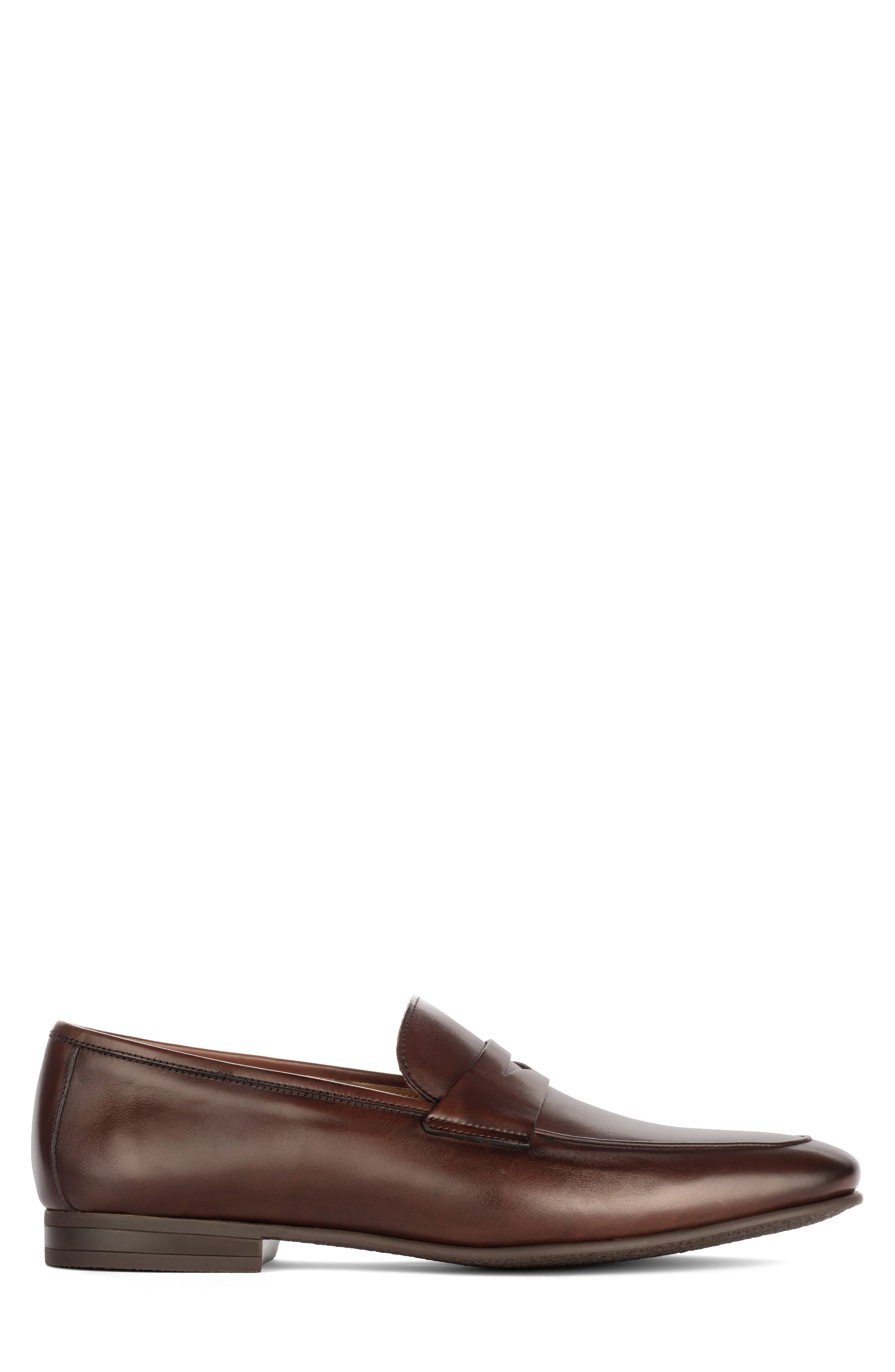 Keats Penny Loafer, Alternate, color, BURNISHED BROWN