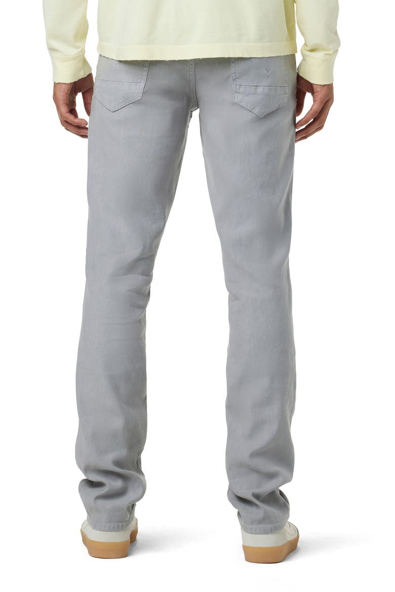 Blake Slim Straight Leg Stretch Linen Blend Five Pocket Pants, Alternate, color, CEMENT
