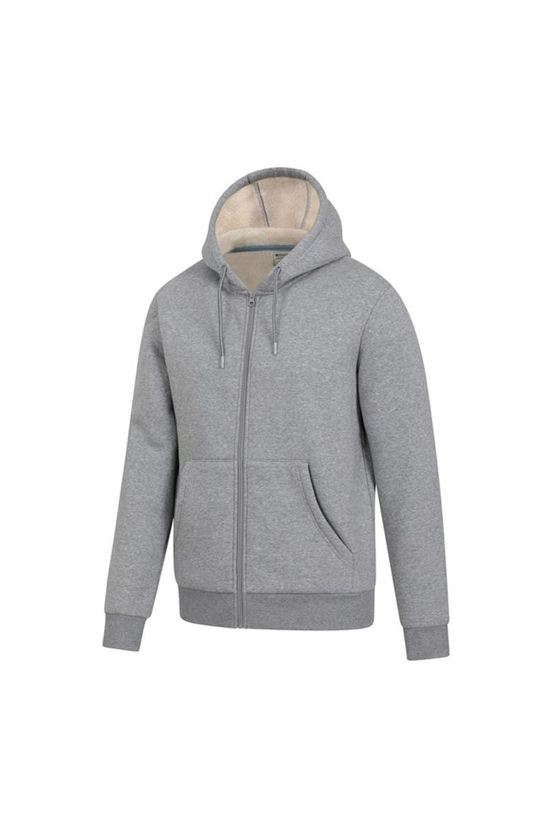 Dalton Borg Lined Full Zip Hoodie, Alternate, color, Gray