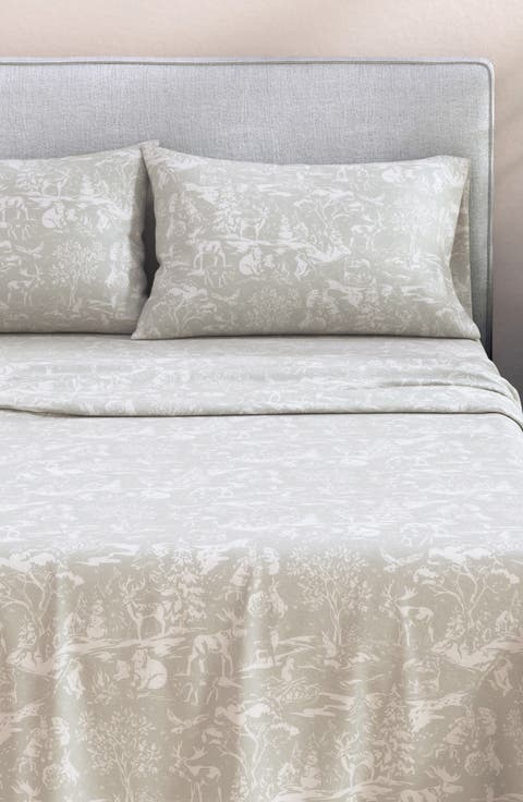 Turkish Cotton Flannel Holiday Sheet Set