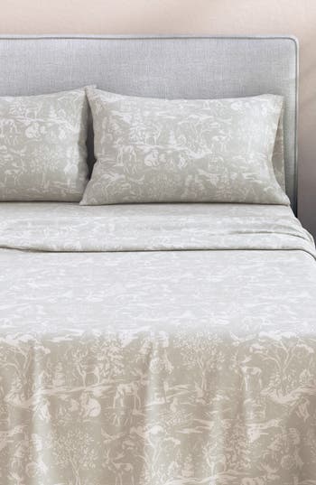 Woven & Weft Turkish Cotton Flannel Holiday Sheet Set