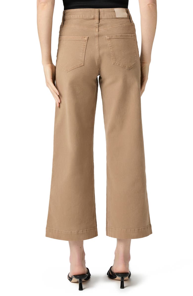 PAIGE Anessa High Waist Ankle Wide Leg Jeans, Alternate, color, Vintage Canewood