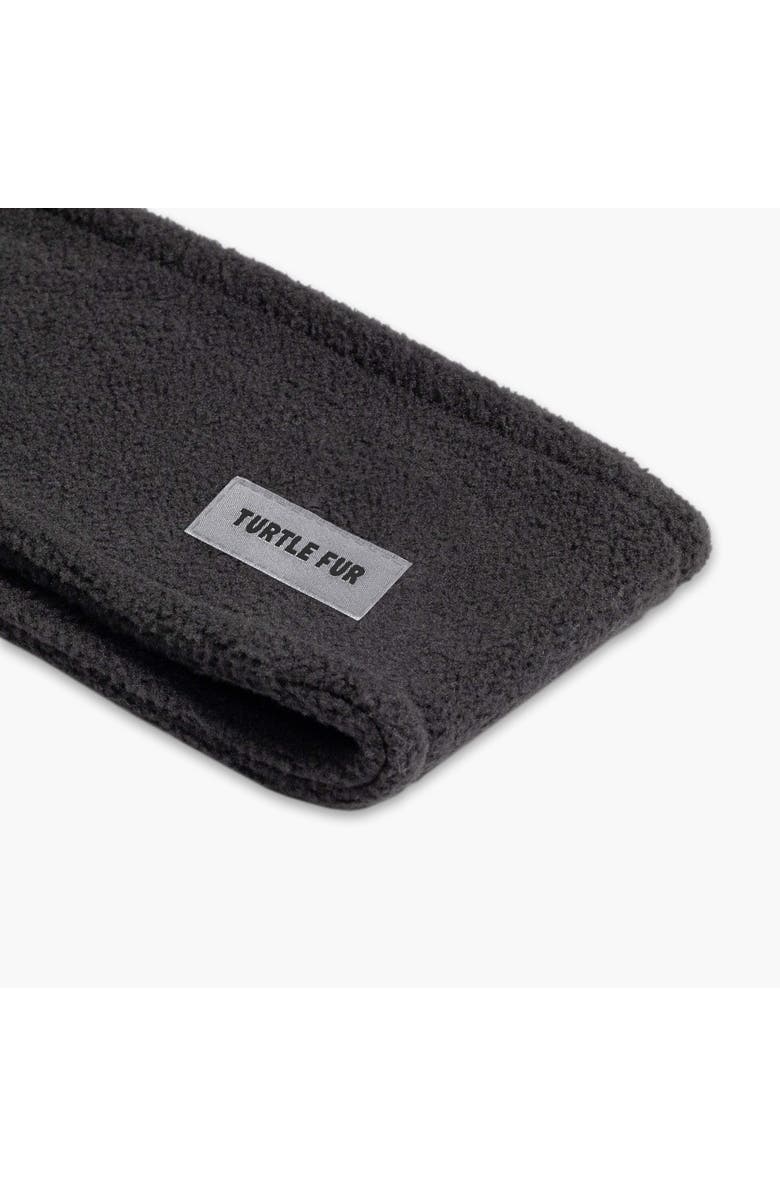 Turtle Fur Double-Layer Fleece Headband, Alternate, color, Black