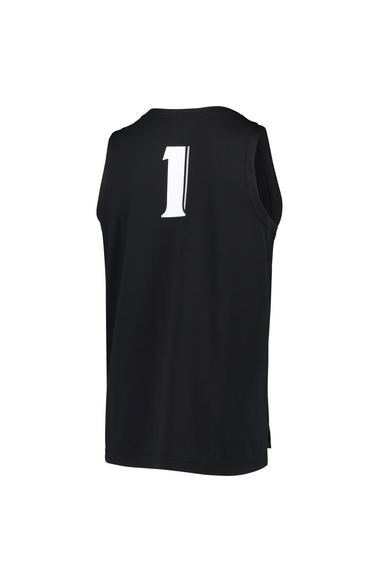 Nike Men's Nike #1 Black Xavier Musketeers Team Replica Basketball Jersey, Alternate, color, Black