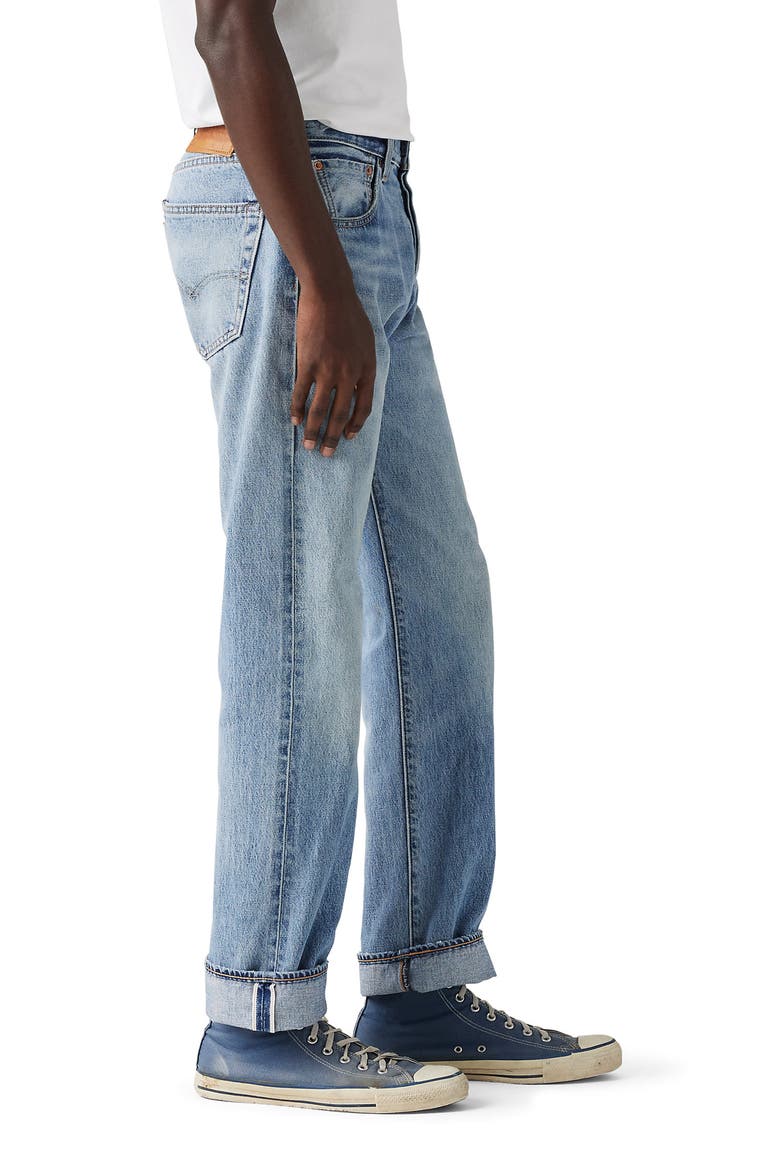 501® '93 Straight Leg Selvedge Jeans, Alternate, color, BEAUTIFUL DISASTER SELV