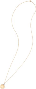 Marco Bicego 18K Yellow Gold Bead & Diamond Pendant Necklace
