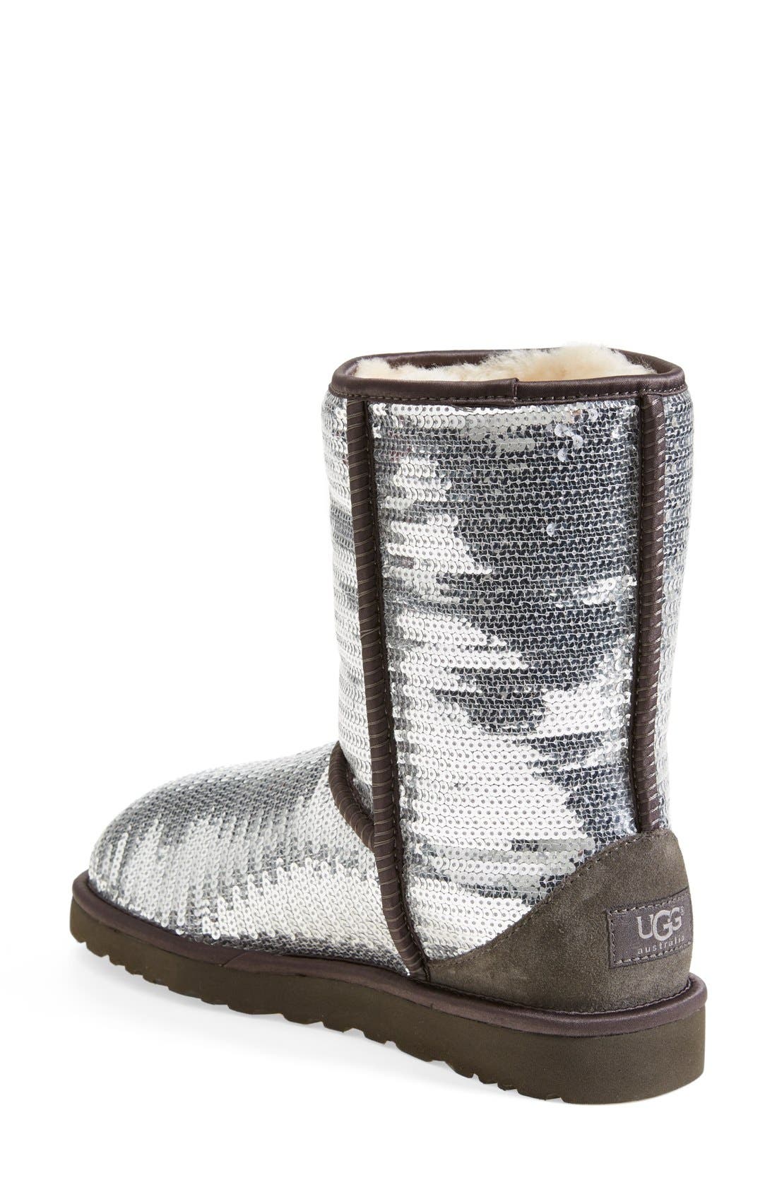 UGG<sup>®</sup> Australia 'Classic Short Sparkles' Boot, Alternate, color, 