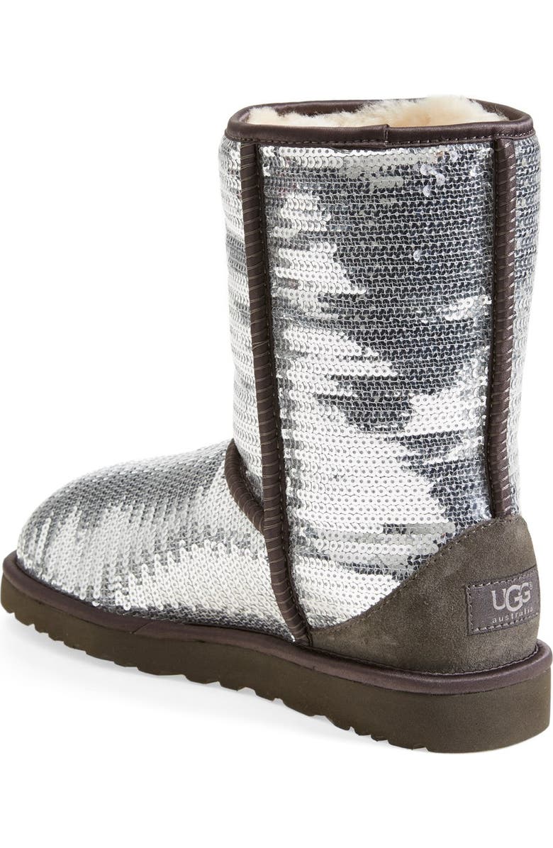 UGG<sup>®</sup> Australia 'Classic Short Sparkles' Boot, Alternate, color,