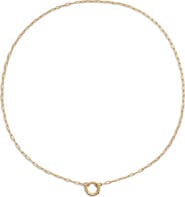 Monica Vinader Oval Link Chain Charm Necklace