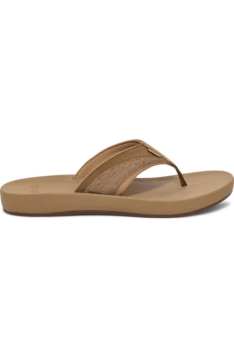 Sanuk Cosmic Seas Water Friendly Flip Flop, Alternate, color, Tan