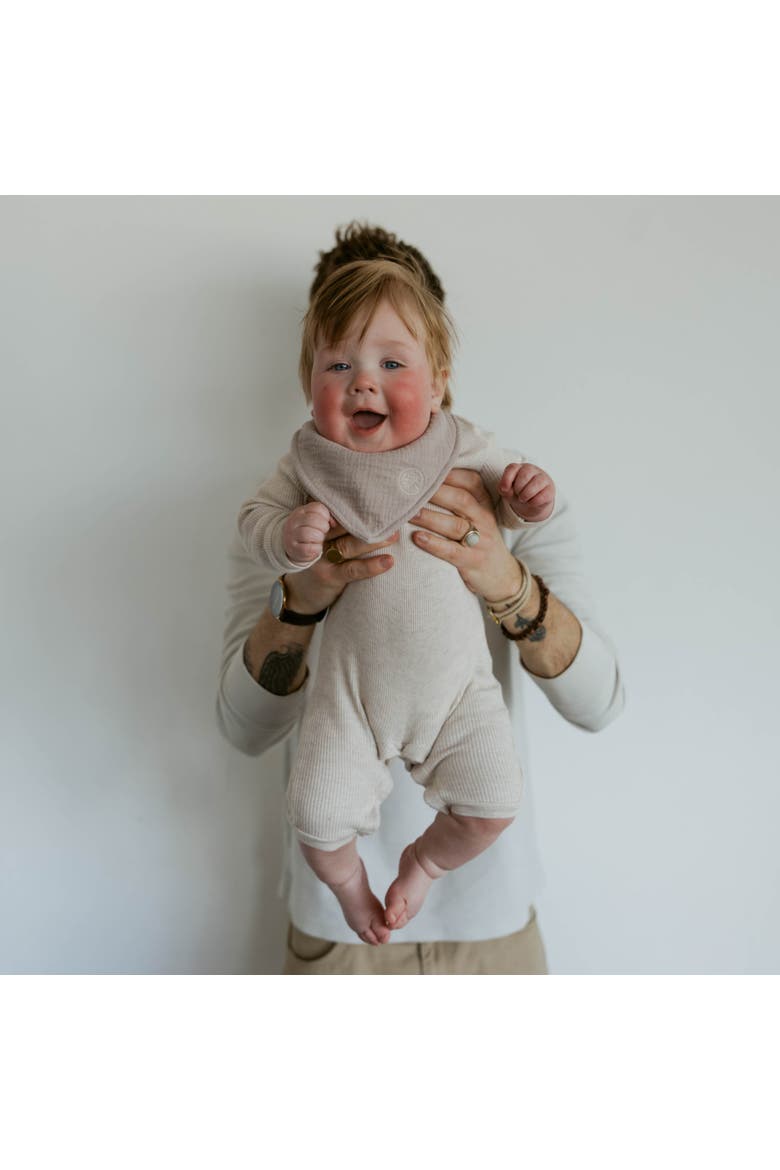 Muslin Bandana Bibs, Alternate, color, Stormy