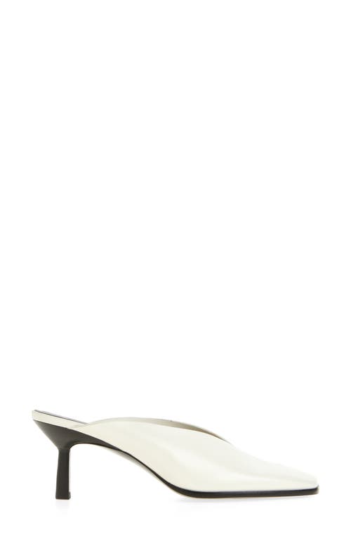 3.1 Phillip Lim Leather Mule In Antique White