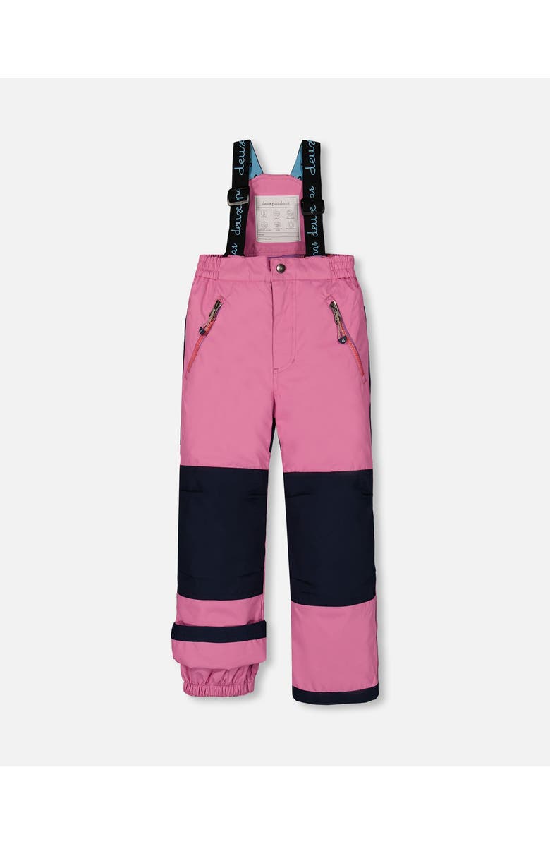 Deux par Deux Little Girl's Two Piece Snowsuit Mauve Printed Unicorns, Alternate, color, 