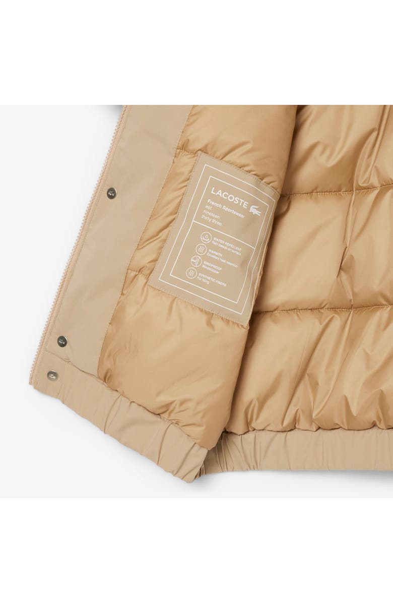 Lacoste Water Repellent Insulated Bomber Jacket, Alternate, color, 02S Viennese