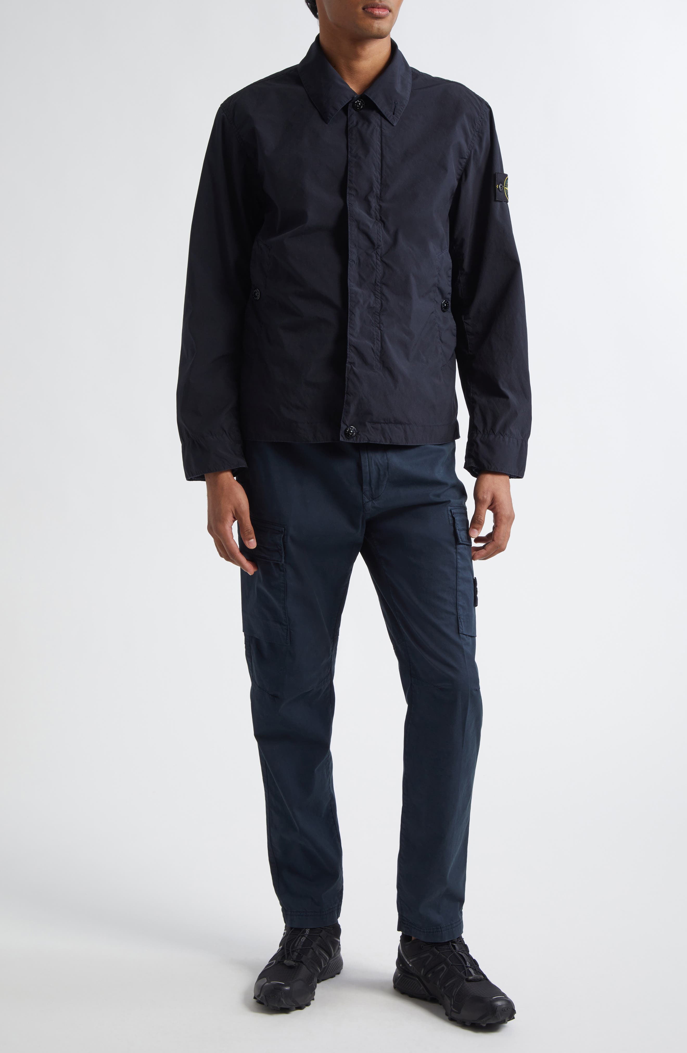 Stretch Cotton Cargo Trousers - image 2
