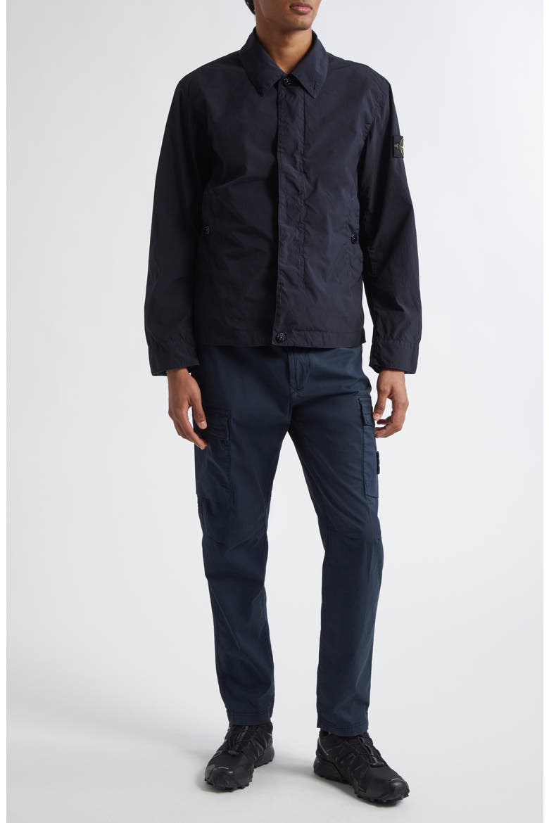 Stretch Cotton Cargo Trousers, Alternate, color, NAVY BLUE