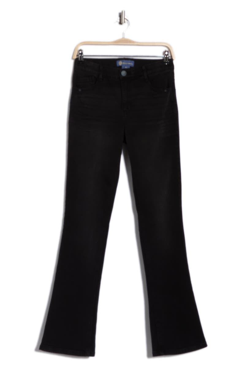 Democracy AbSolution High Waist Itty Bitty Bootcut Jeans, Main, color, Washed Black