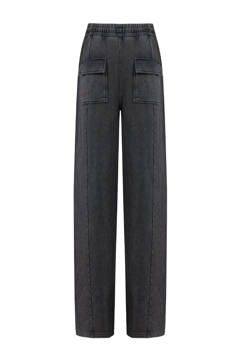 Pure Cotton Your *Itch Acid Wash Pant, Alternate, color, Black