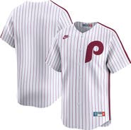 Nike Men's Nike White Philadelphia Phillies Throwback Cooperstown Collection Limited Jersey
