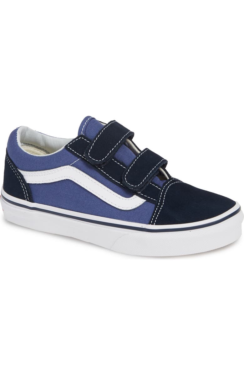 Vans Kids' Old Skool V Sneaker, Main, color, Navy/ True White