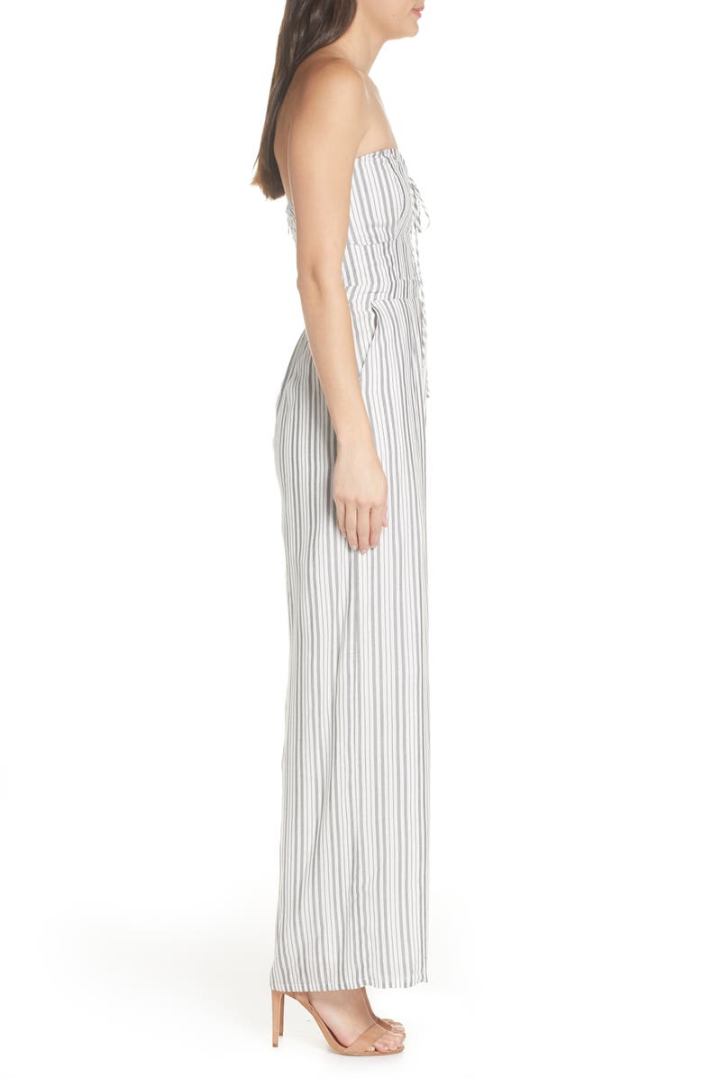 Ali & Jay x Dress Up Buttercup Game Day Strapless Jumpsuit, Alternate, color,