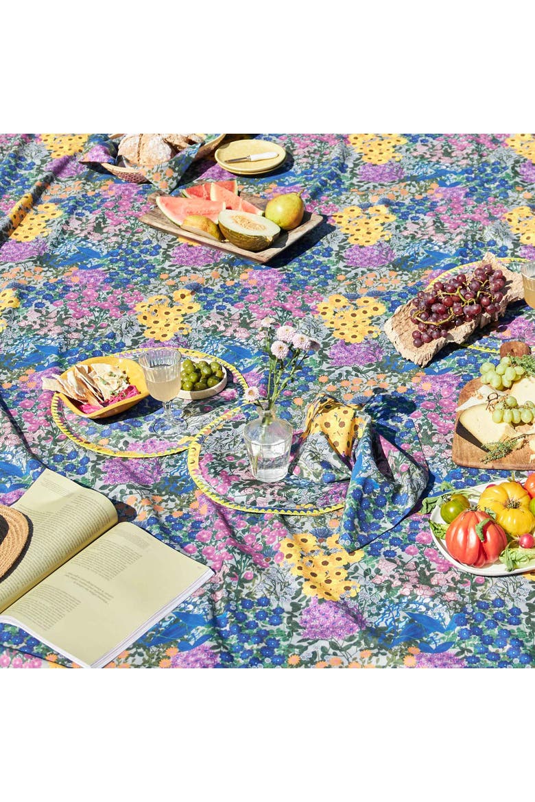 Napkins Pré Fleuri - Set of 6, Alternate, color, Blue