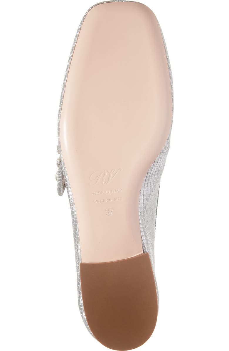 Roger Vivier Trés Vivier Babies Crystal Buckle Mary Jane, Alternate, color,