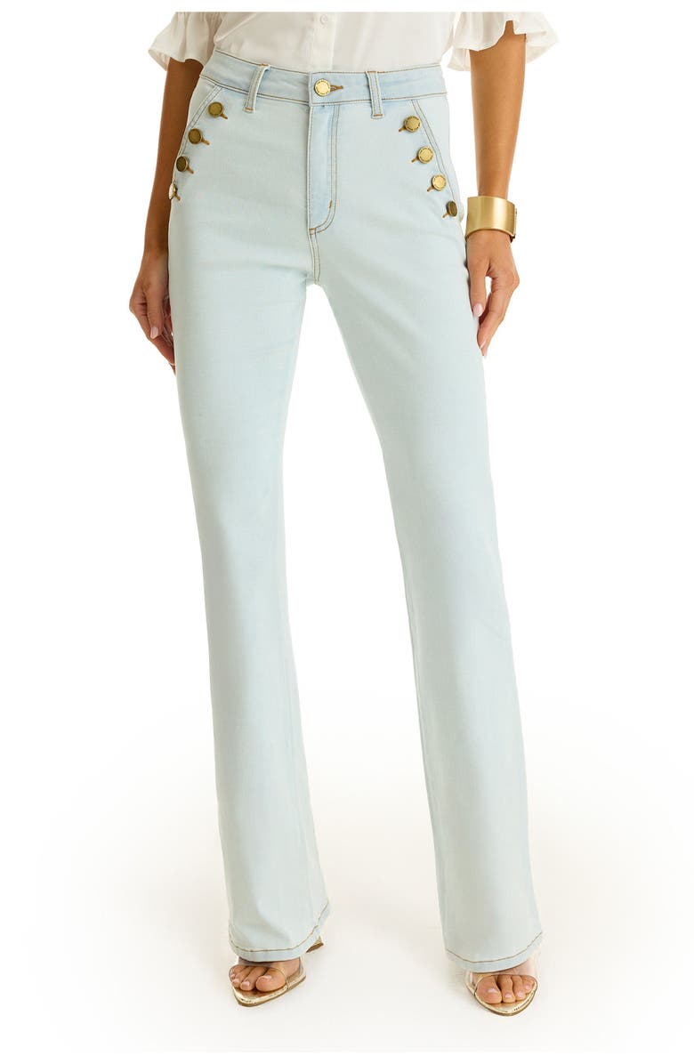 The Noli Shop Allegra Bootcut Jean, Main, color, Cloud