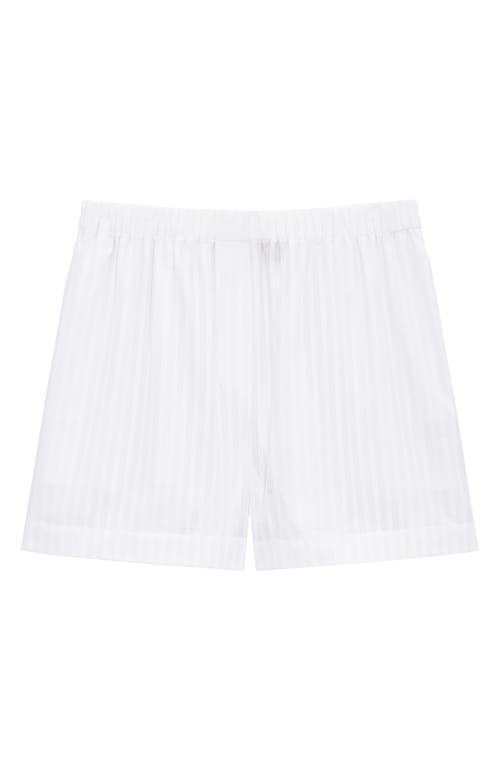Theory Cuffed Mini Shorts In Good Linen