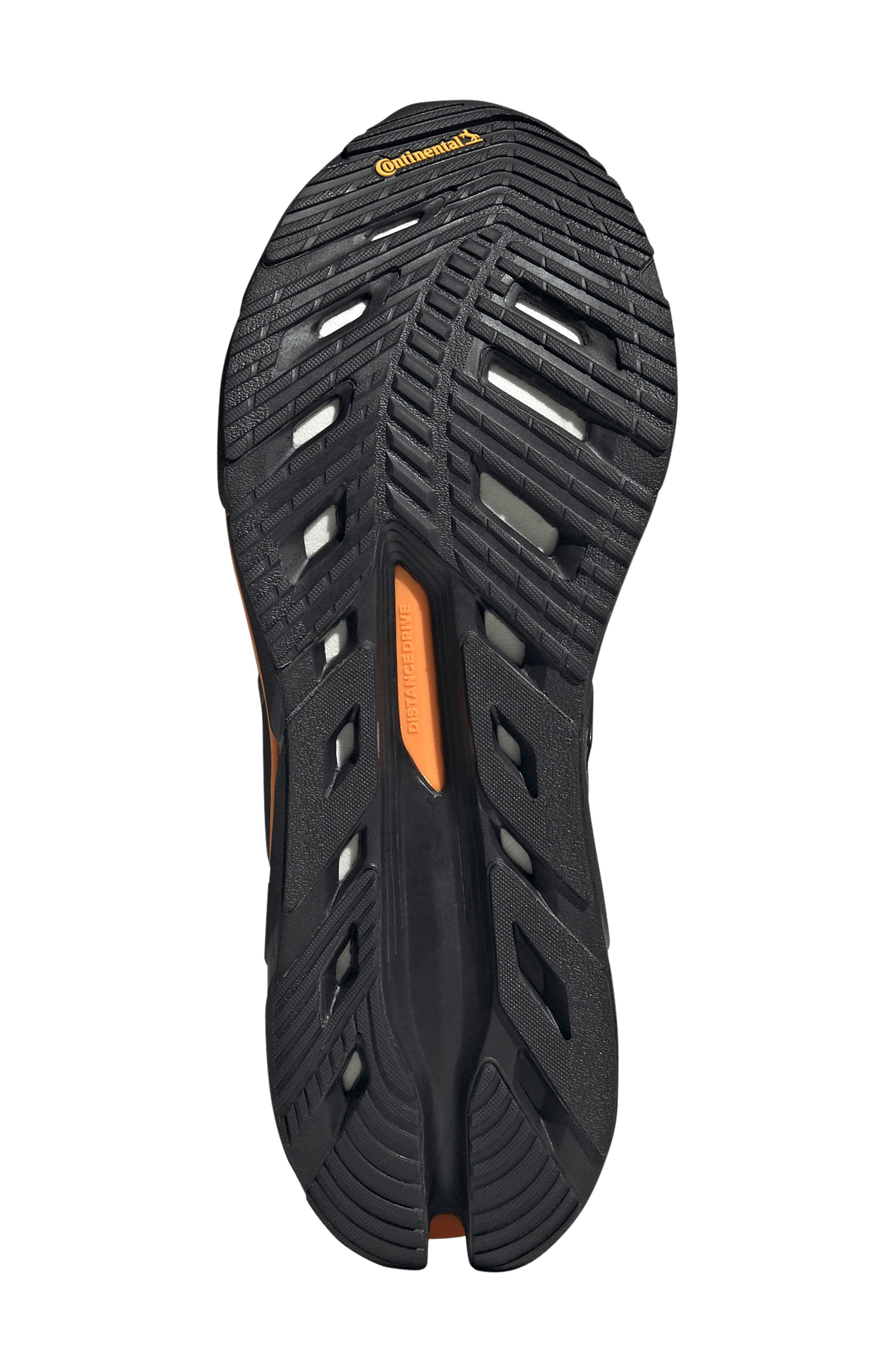 adidas Gender Inclusive Adistar Hrmy Sneaker, Alternate, color, Carbon/ Black/ Crew Orange