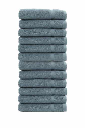 Linum Home Textiles Denzi Washcloths - Set of 12 - Denzi Blue