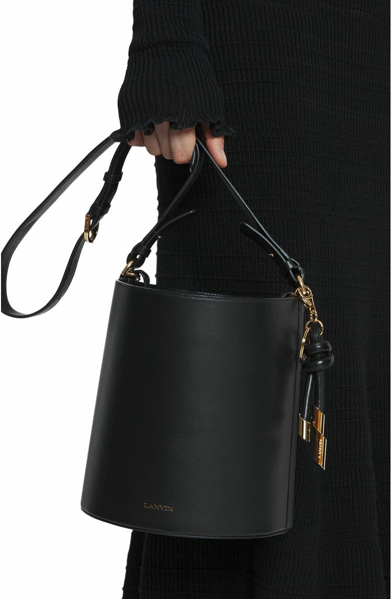 Lanvin Séquence Leather Bucket Bag, Alternate, color,