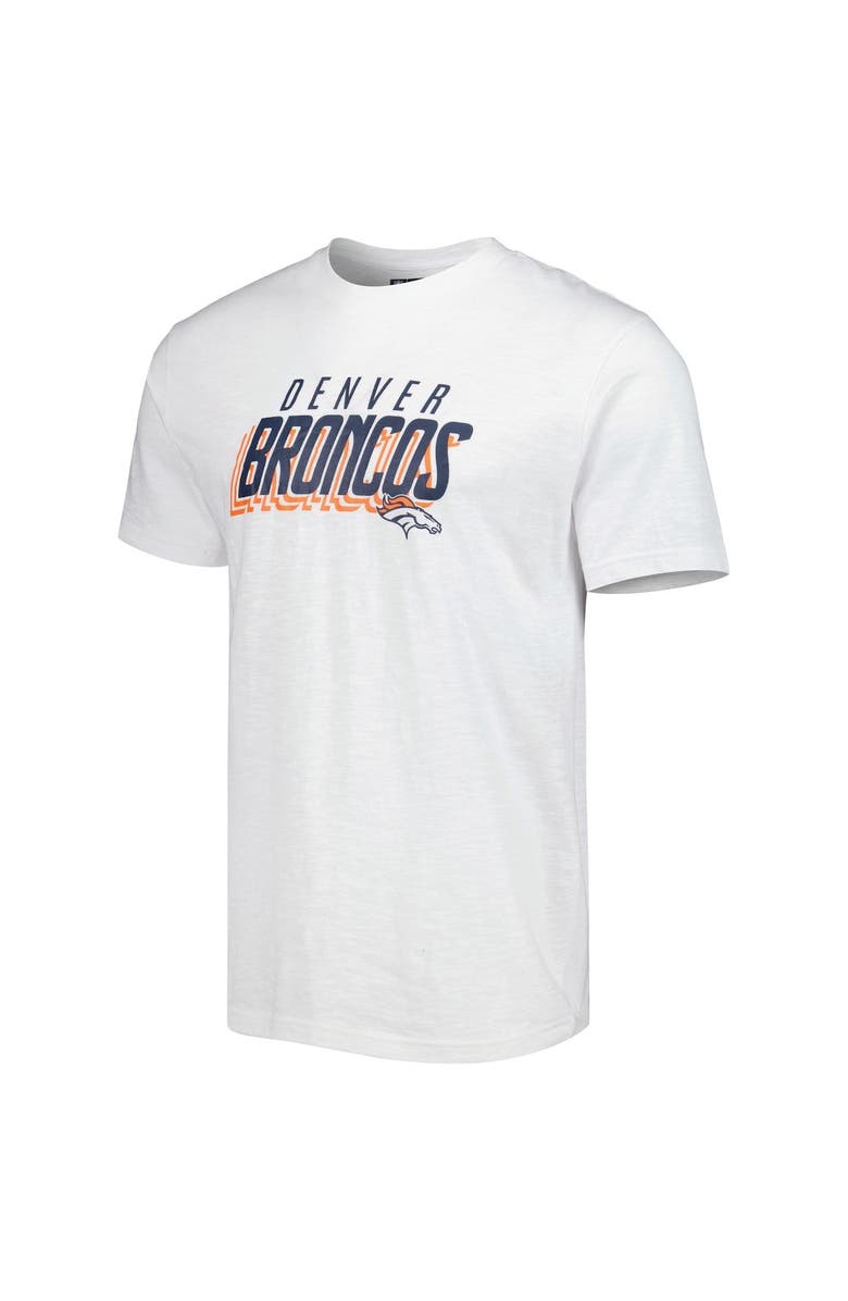 CONCEPTS SPORT Men's Concepts Sport Navy/White Denver Broncos Downfield T-Shirt & Shorts Sleep Set, Alternate, color, Navy