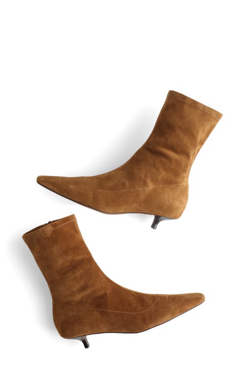 Madewell The Ciel Glove Ankle Boot In Brown