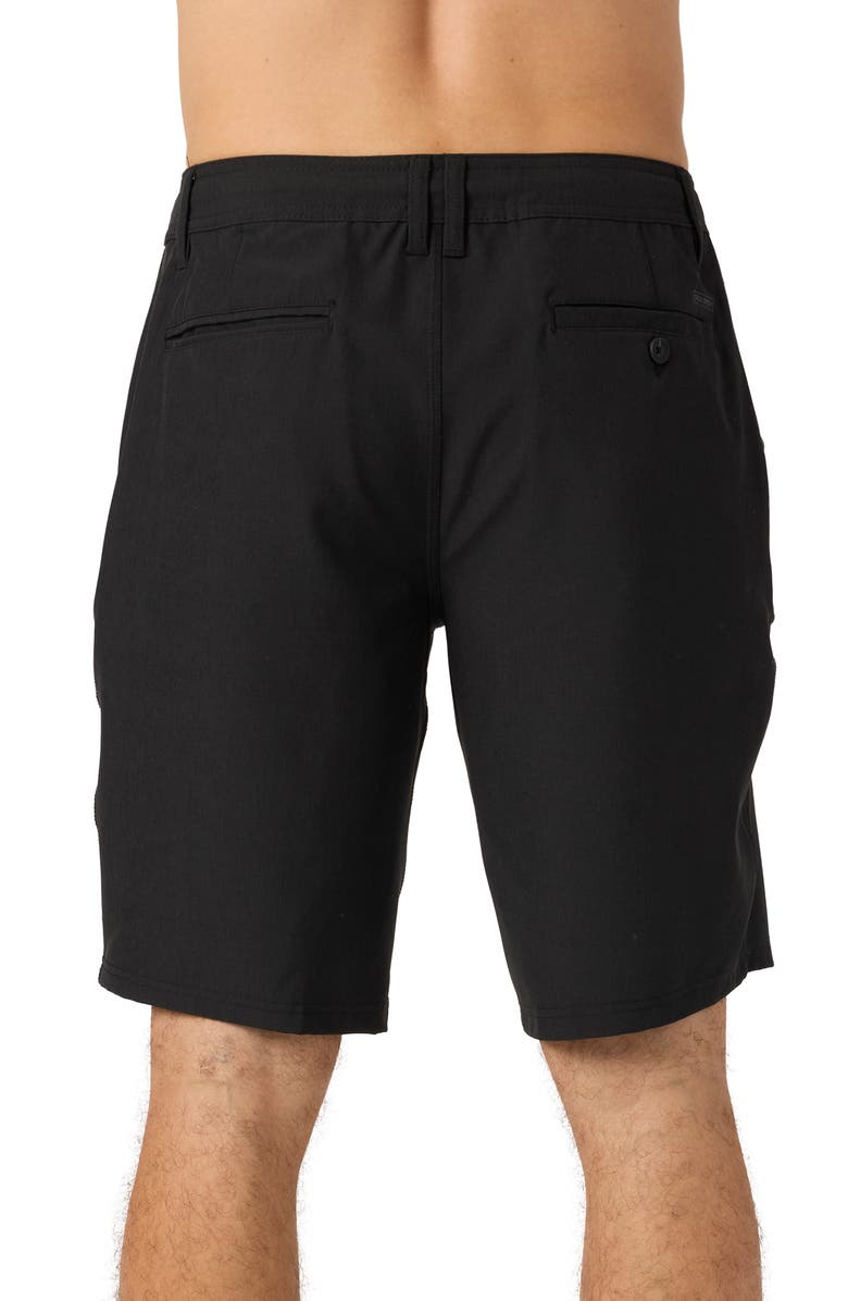 O'Neill Reserve Water Repellent Shorts, Alternate, color, Heather Black
