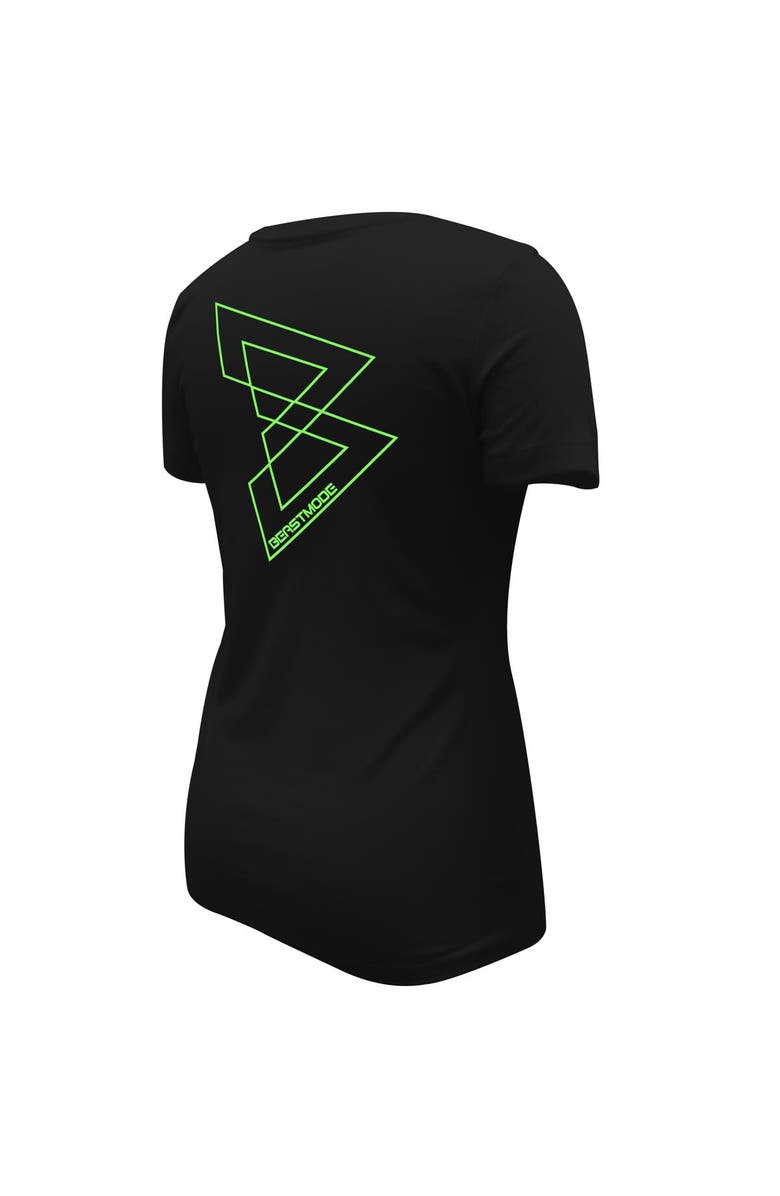 Soleworks Women's  Black Beast Mode Big B Energy Essentials T-Shirt, Alternate, color, 