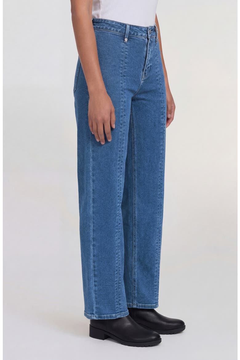 Nixie Midrise Slim Straight Jeans, Alternate, color, MEDIUM WASH