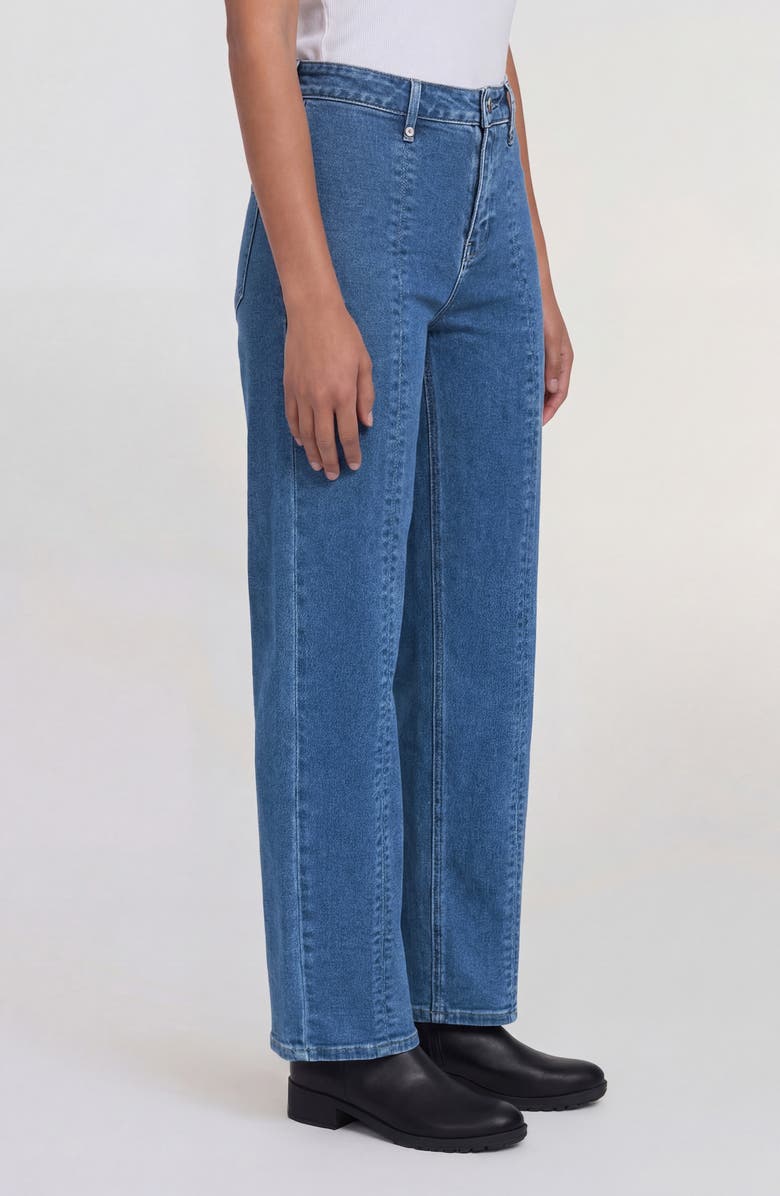 Sanctuary Denim Nixie Midrise Slim Straight Jeans, Alternate, color, Medium Wash