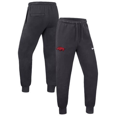 Men's Nike Anthracite Arkansas Razorbacks Club Fleece Joggers