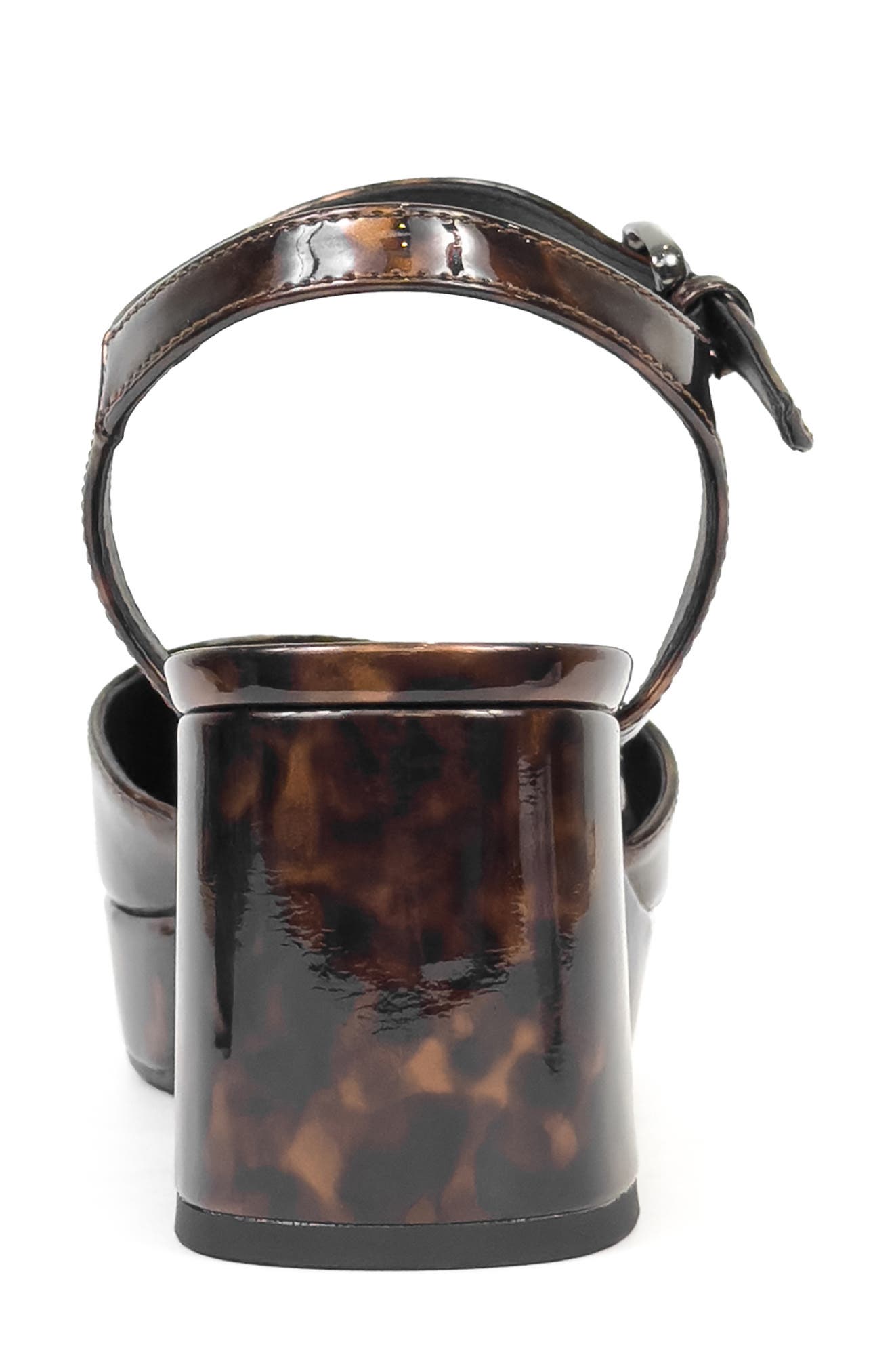 Aerosoles Soir Ankle Strap Platform Pump, Alternate, color, Tortoise Patent