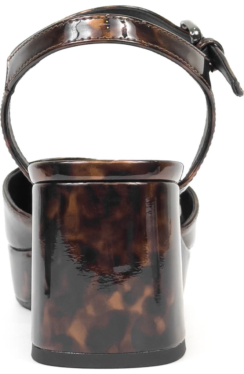 Aerosoles Soir Ankle Strap Platform Pump, Alternate, color, Tortoise Patent