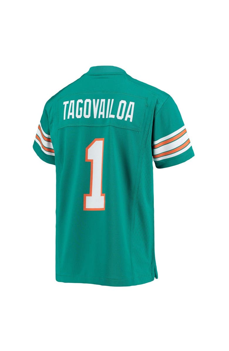 Nike Youth Nike Tua Tagovailoa Aqua Miami Dolphins Game Jersey, Alternate, color, Aqua