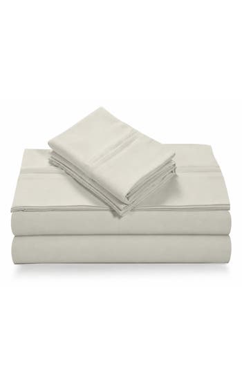 Azores Home 110 Gsm Extra Deep Pocket Sheet Set In Cloud