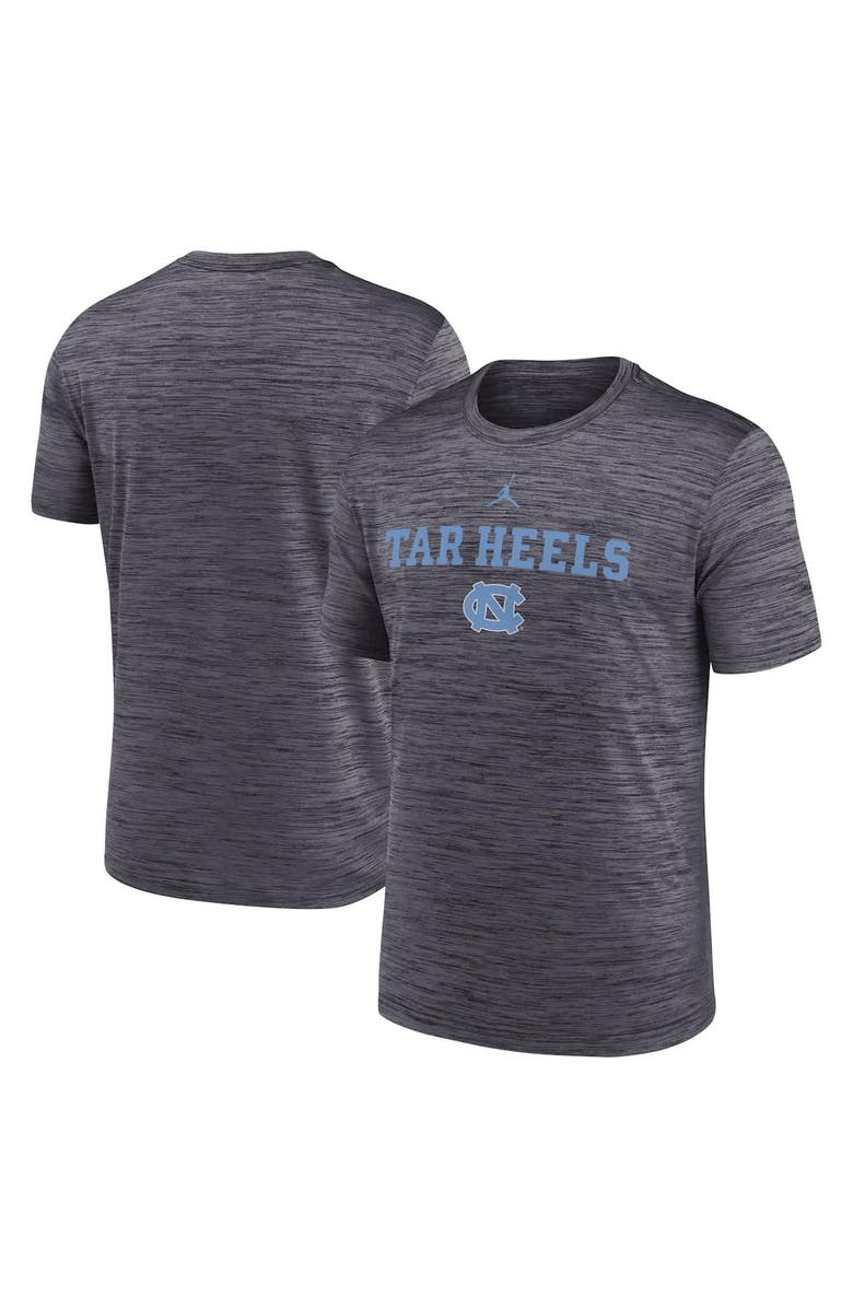 Jordan Brand Men's Jordan Brand Black North Carolina Tar Heels 2025 Sideline Velocity Performance T-Shirt, Main, color, 