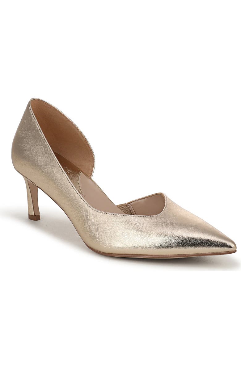 27 EDIT Naturalizer Faith Half d'Orsay Pointed Toe Pump, Main, color, Light Champagne