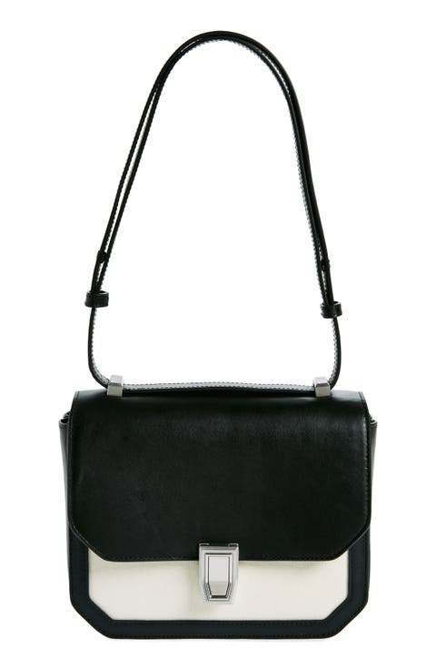 Max Leather & Canvas Crossbody Bag