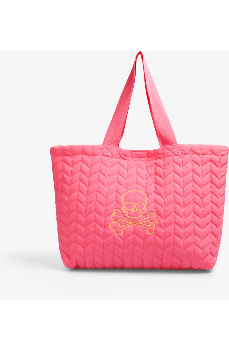 Scalpers Quilted Shopper Bag Girls, Main, color, Pink